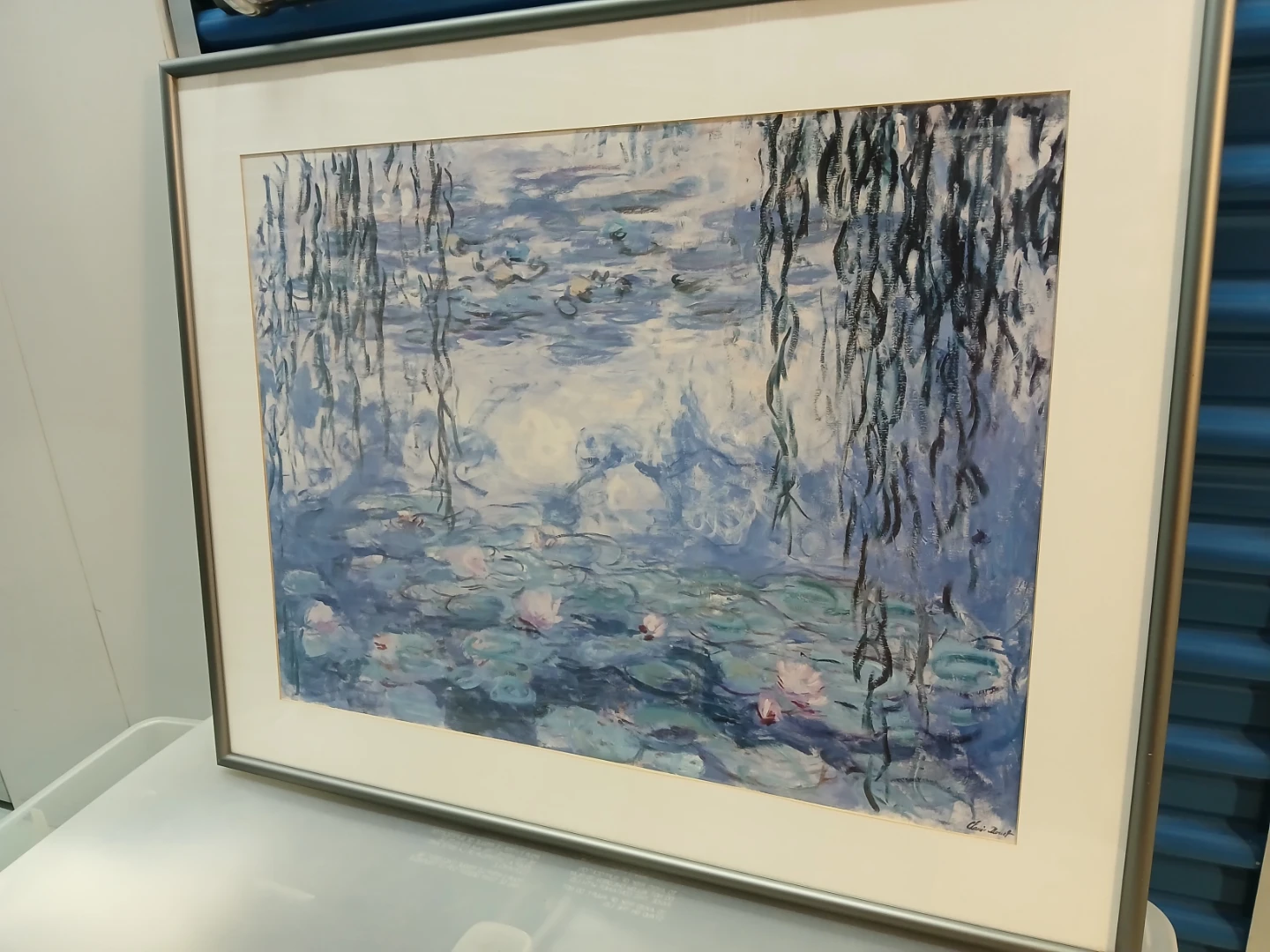 Framed Water Lilies Print