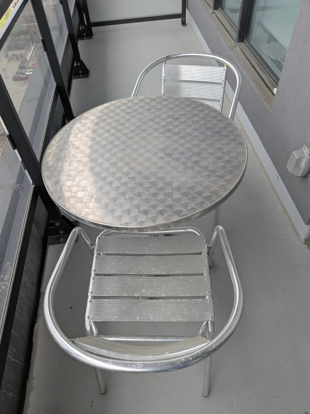 Aluminum Patio Table and Chairs Set
