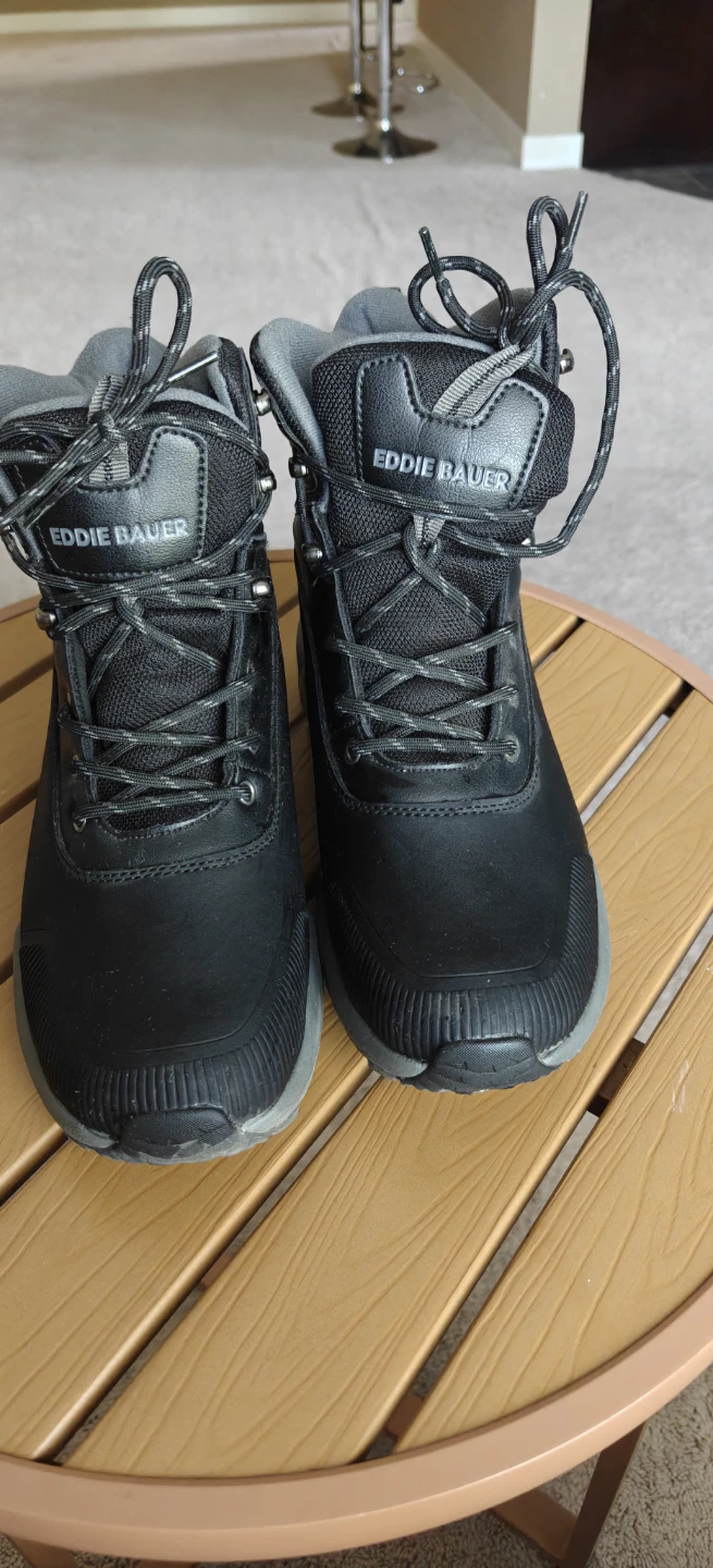 Eddie Bauer Black Insulated Winter Boots - Size 8 - photo 2