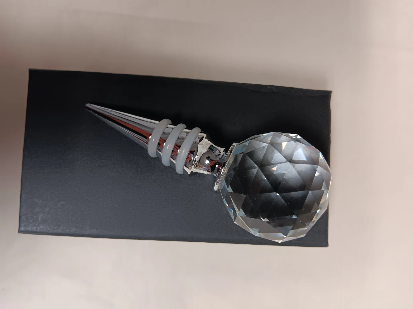 Crystal Ball Wine Bottle Stopper