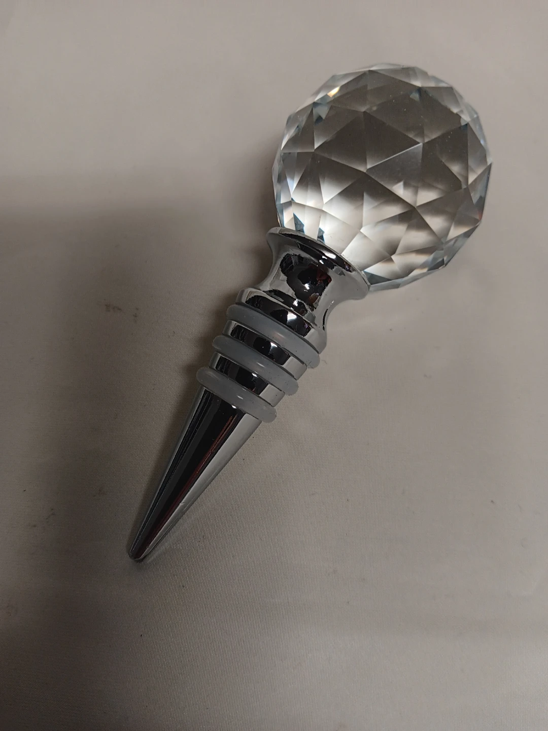 Crystal Ball Wine Bottle Stopper - photo 2