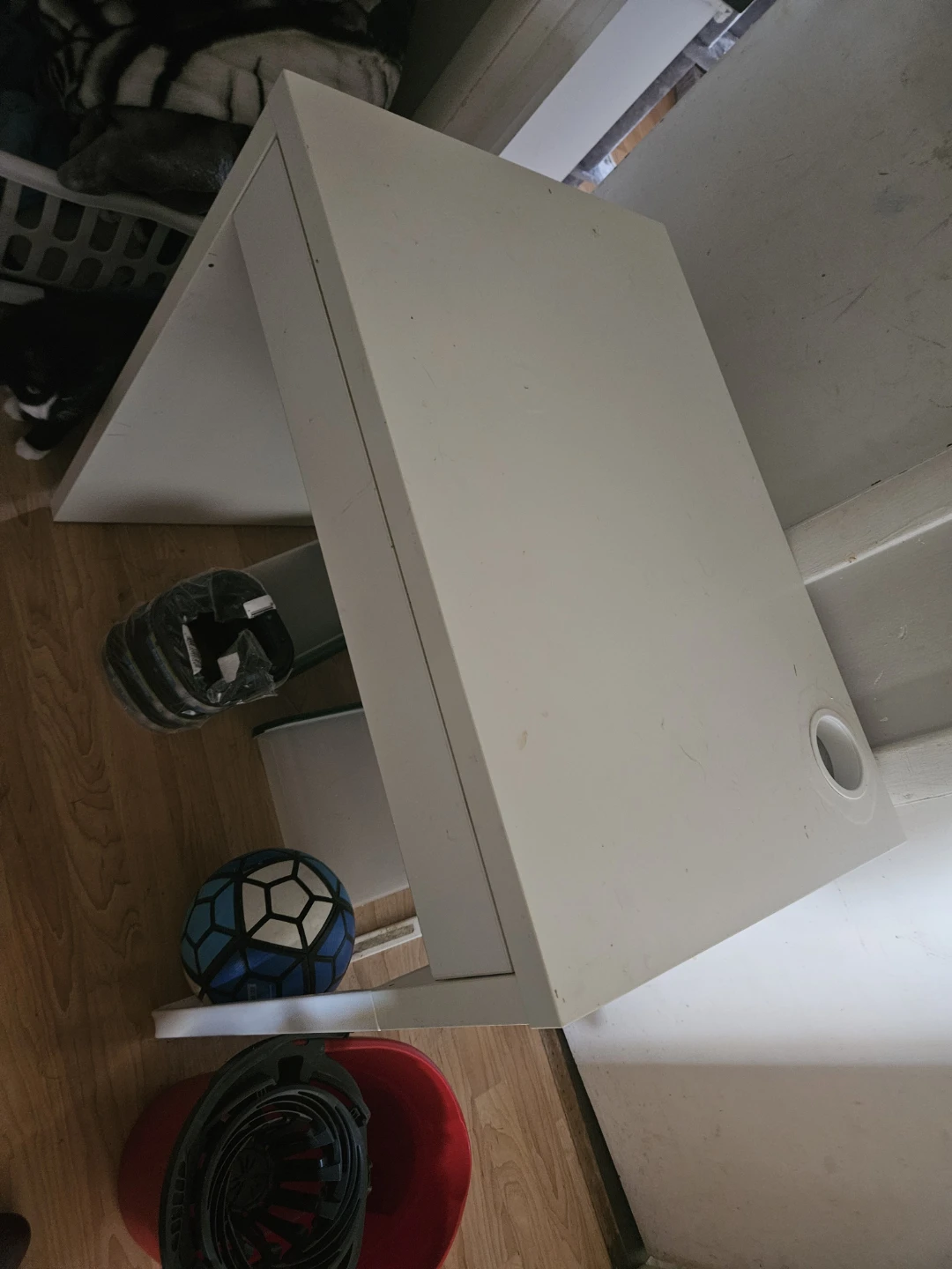 White desk