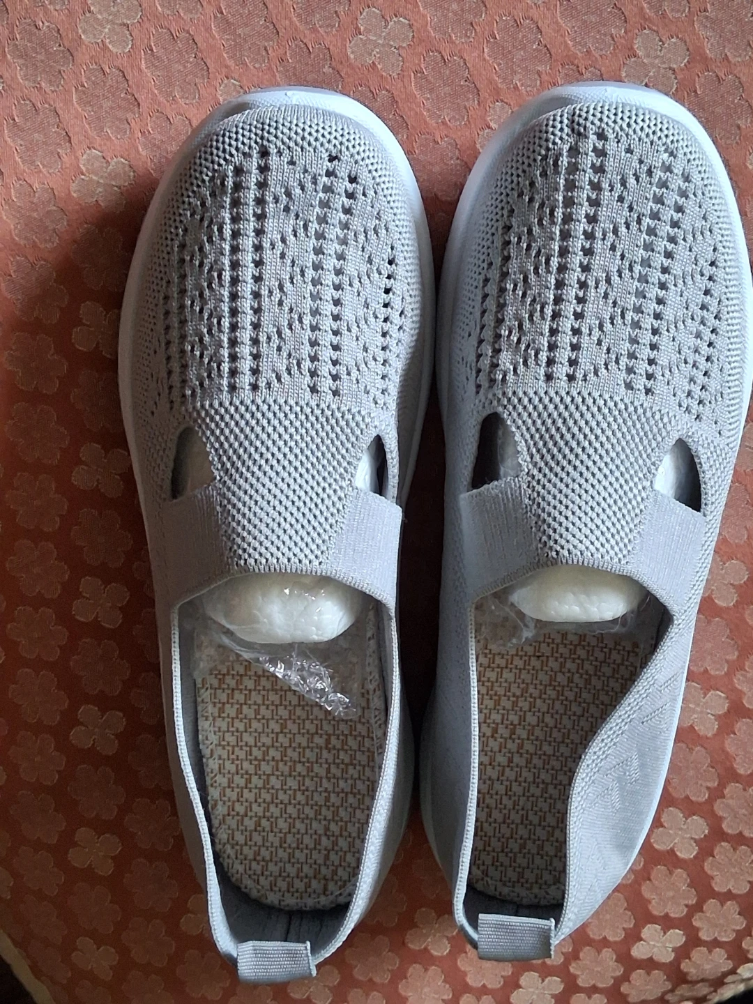 Women's Grey Slip-On Knit Sneakers - photo 2