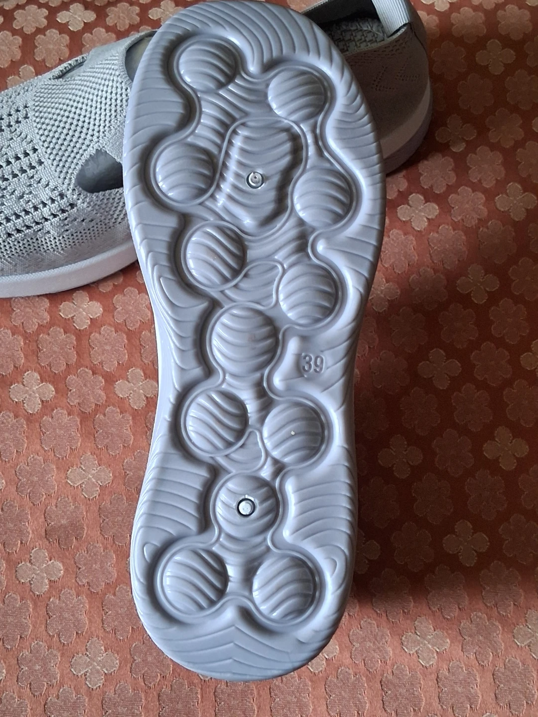 Women's Grey Slip-On Knit Sneakers - photo 3