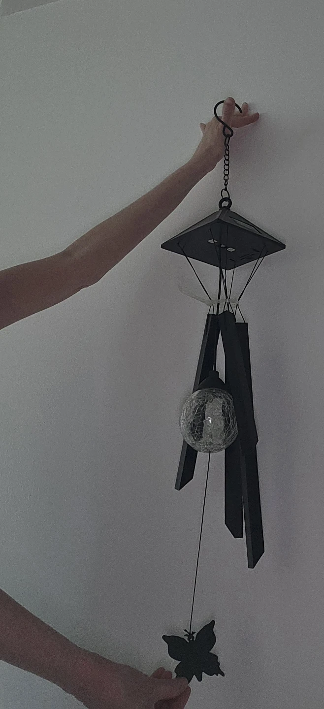 Solar Powered Butterfly Wind Chime - photo 2