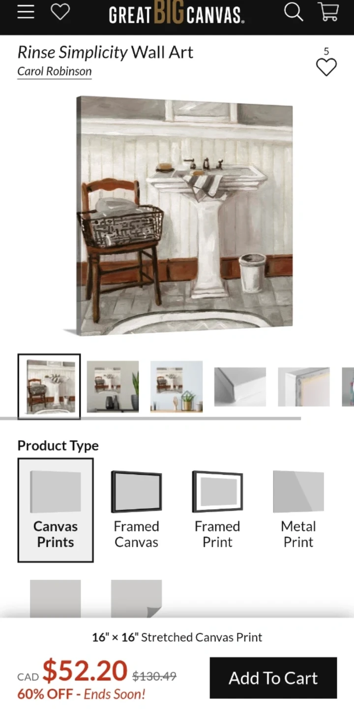 Rinse Simplicity Wall Art by Carol Robinson - photo 2