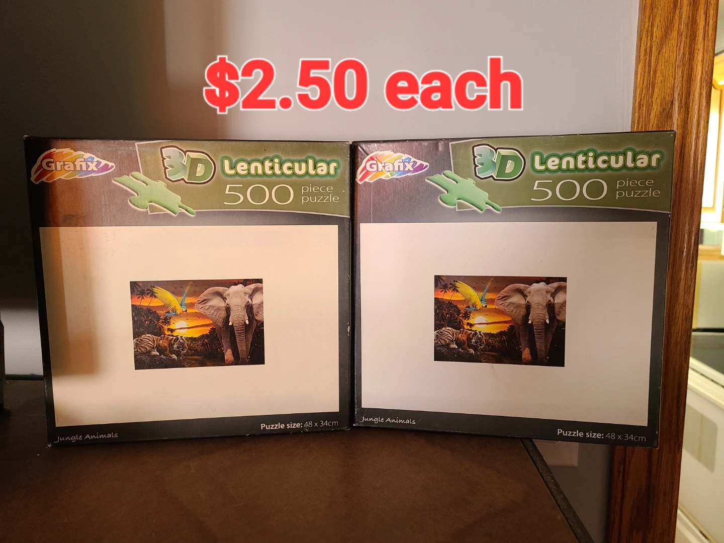 Grafix 3D Lenticular 500 Piece Puzzles