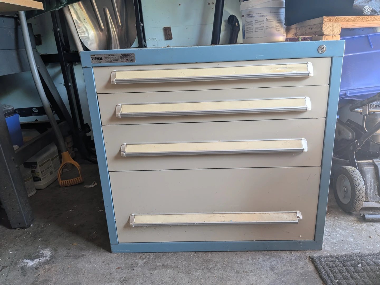 Tool Cabinet Vidmar 4-Drawer Industrial Grade