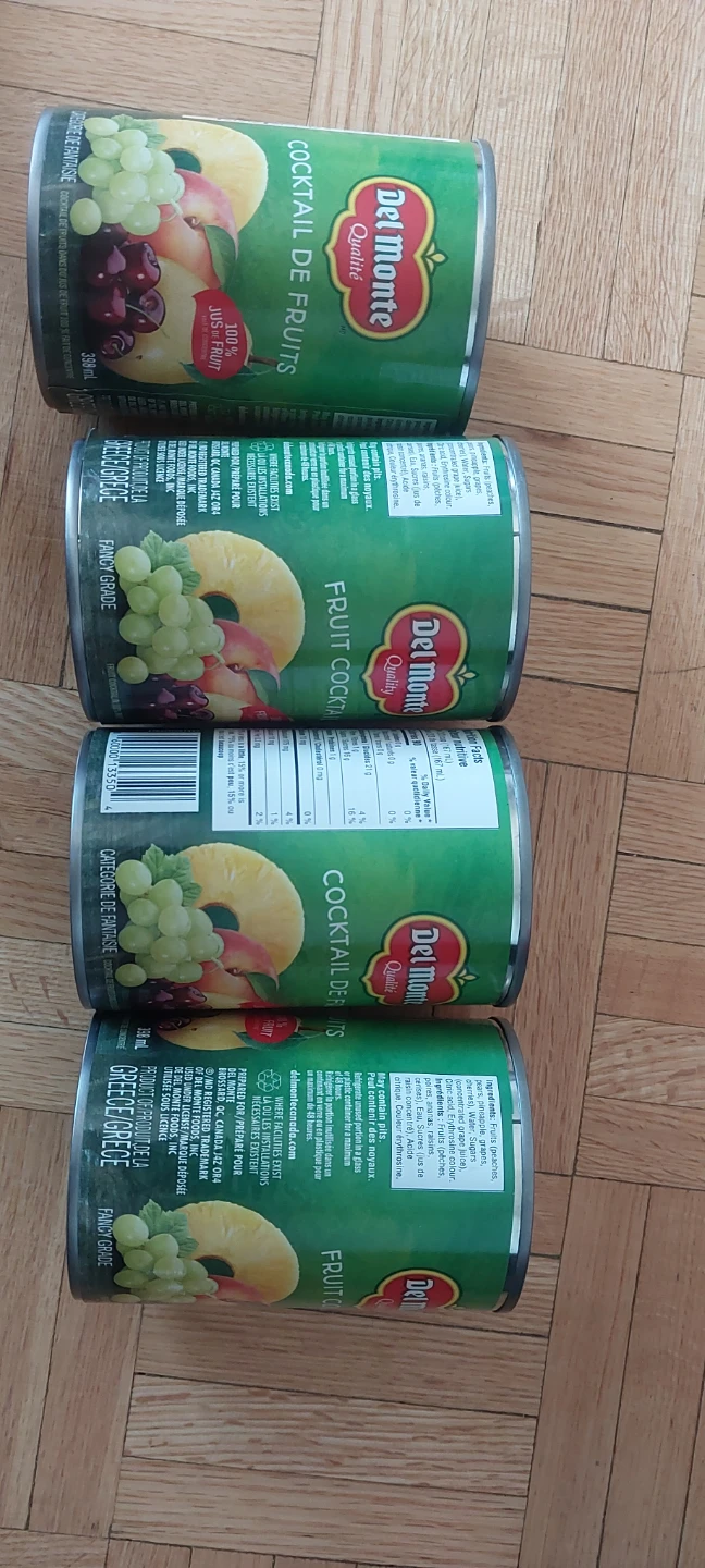 Del Monte Fruit Cocktail 4 x 284ml Cans