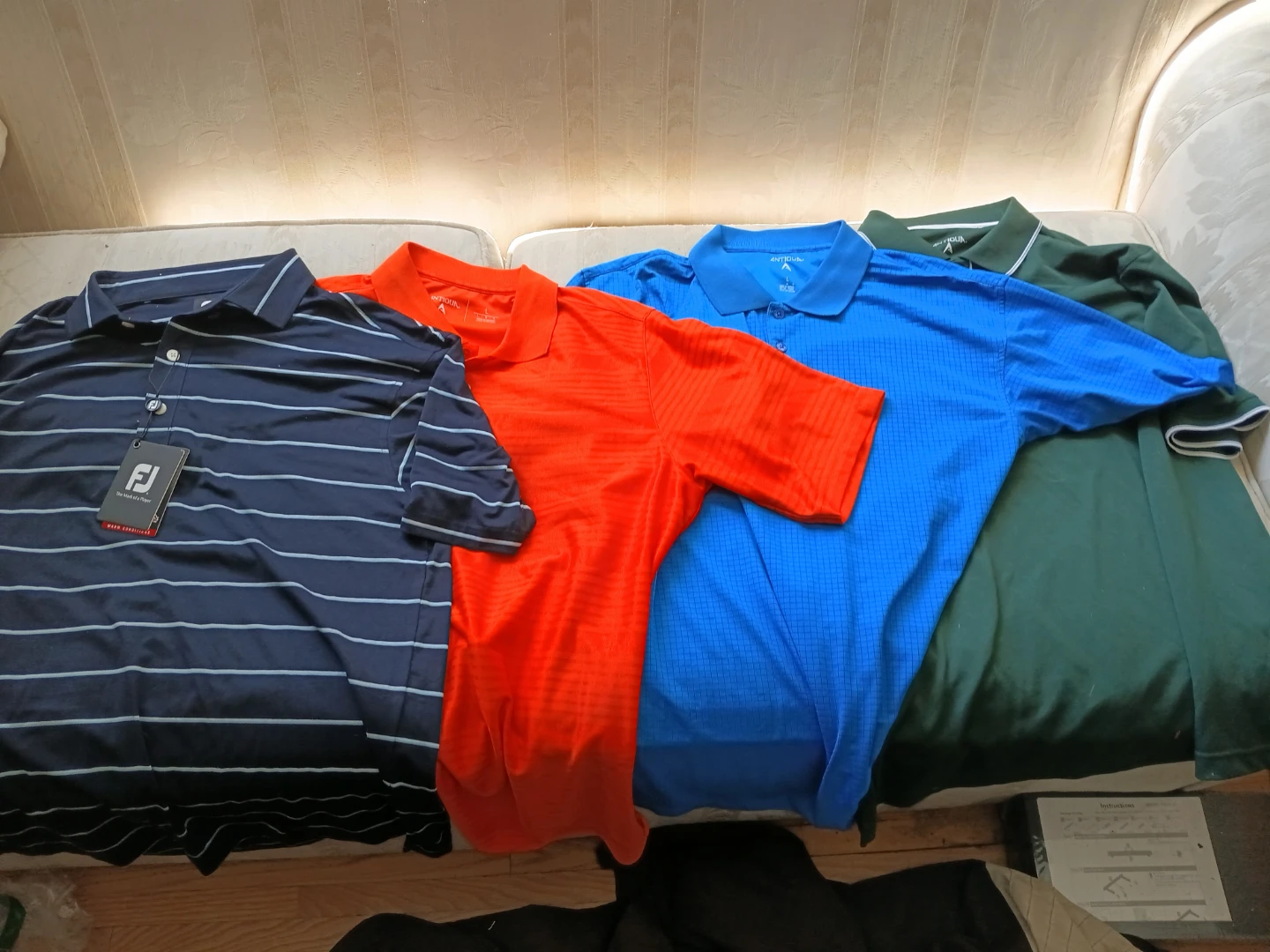 FootJoy & Antigua Golf Shirts - L