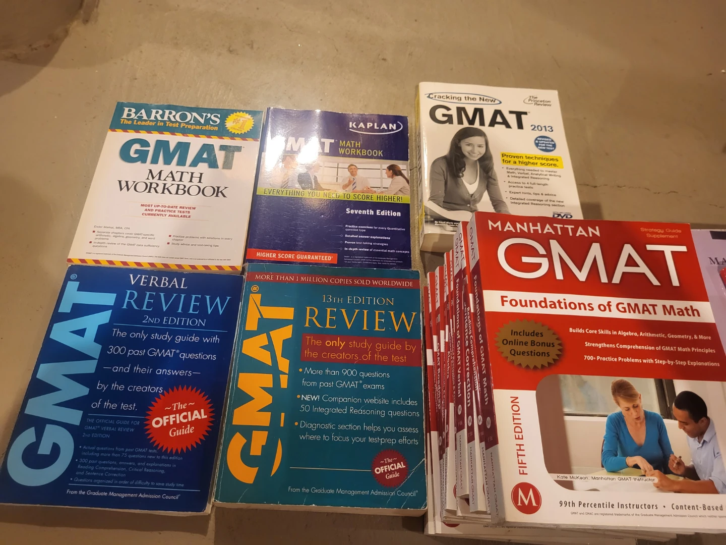 GMAT & GRE Prep Books Bundle
