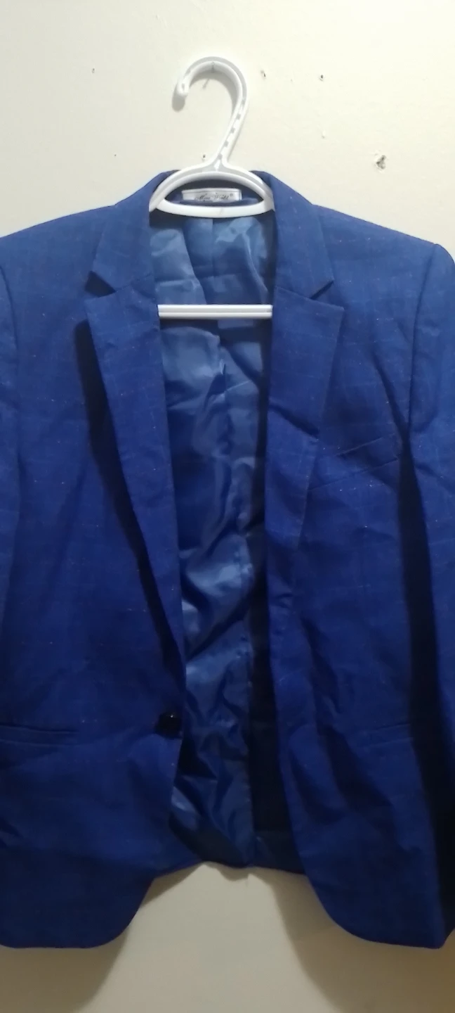 Blue Plaid Blazer