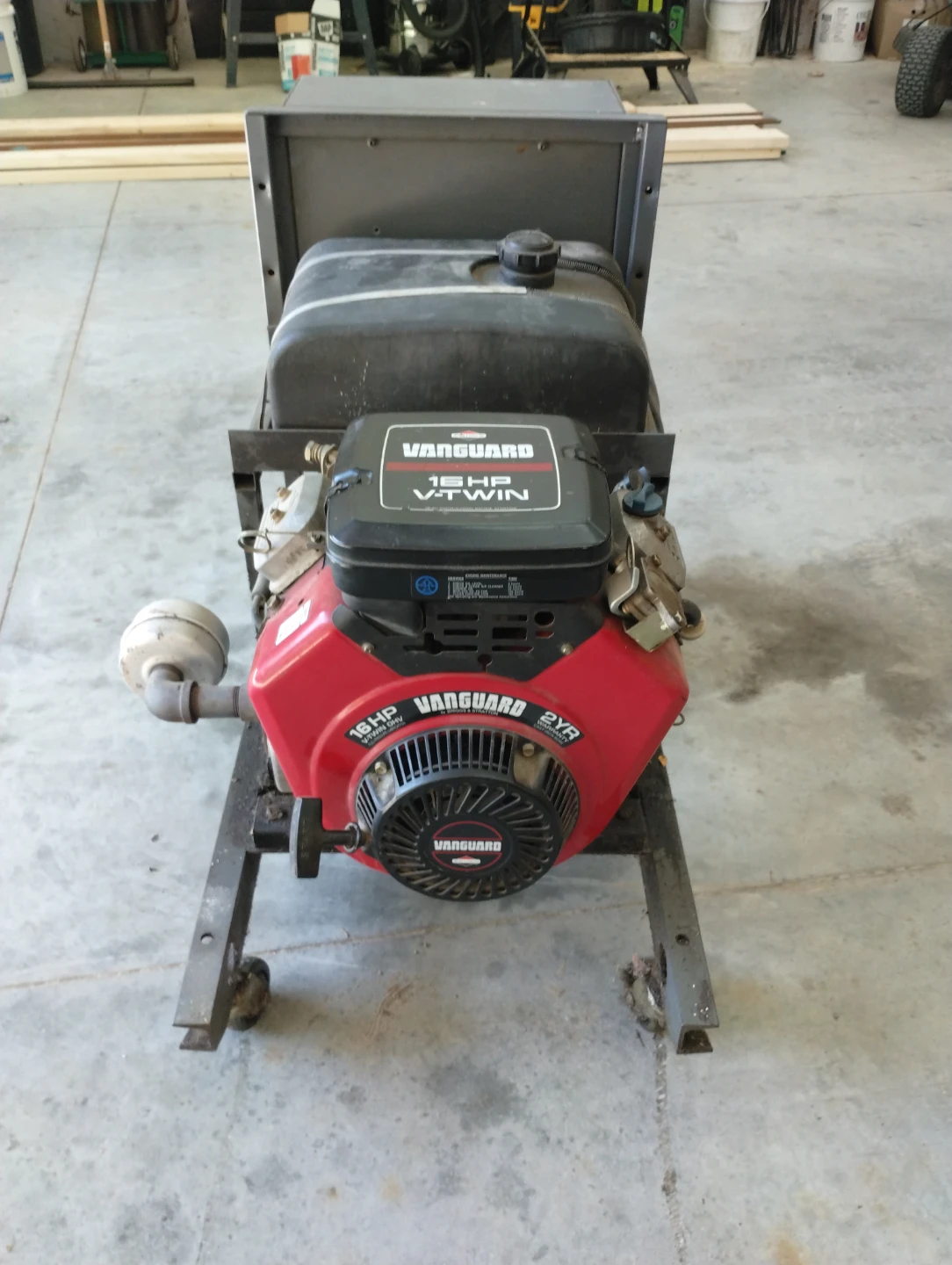 Vanguard Generator with 16 HP V-Twin Engine
