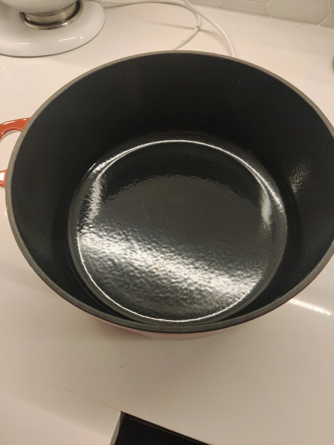 Master chef 6.6L/7QT cast iron Dutch oven - photo 2