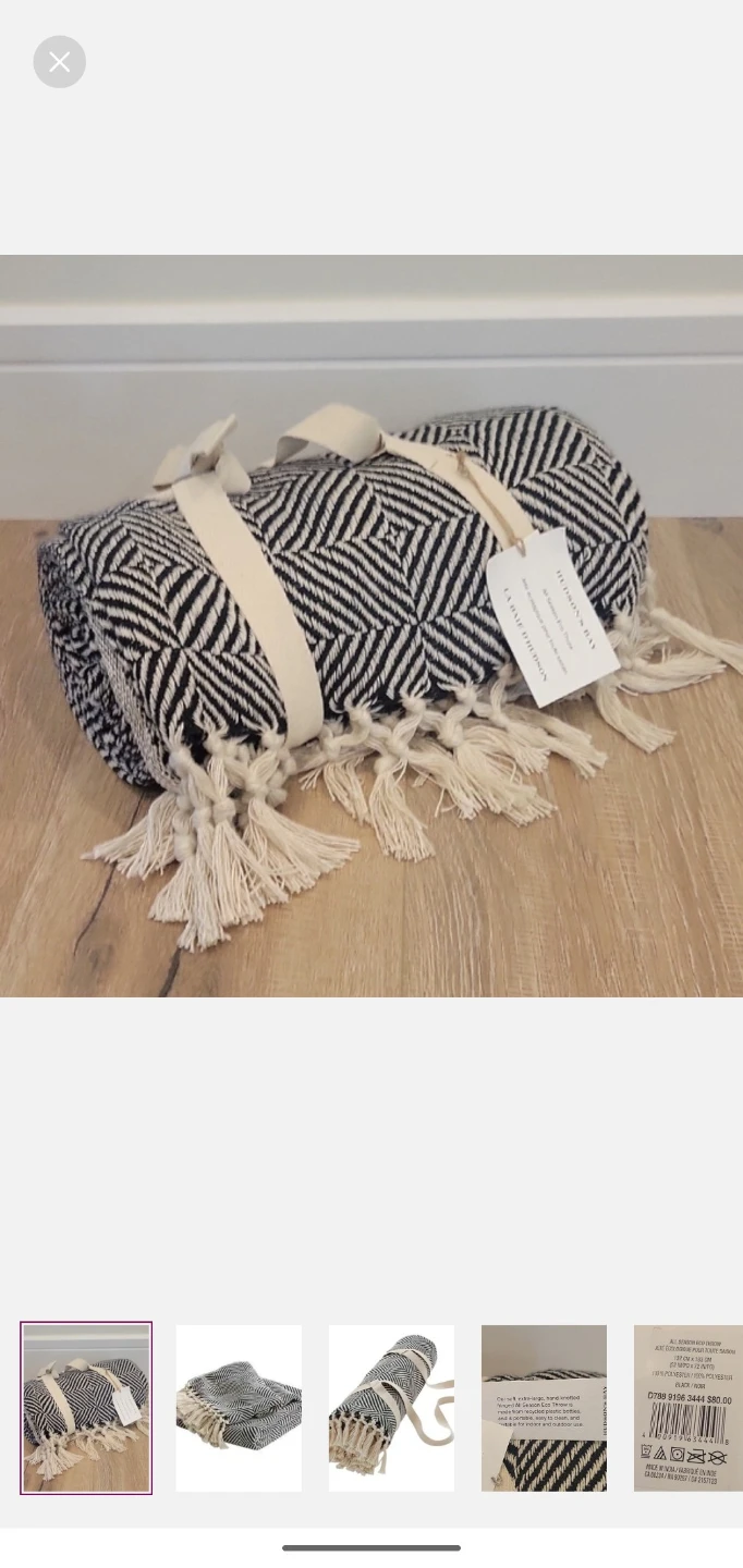 All Season Eco Throw - Black/Noir 132 cm x 183 cm - photo 5