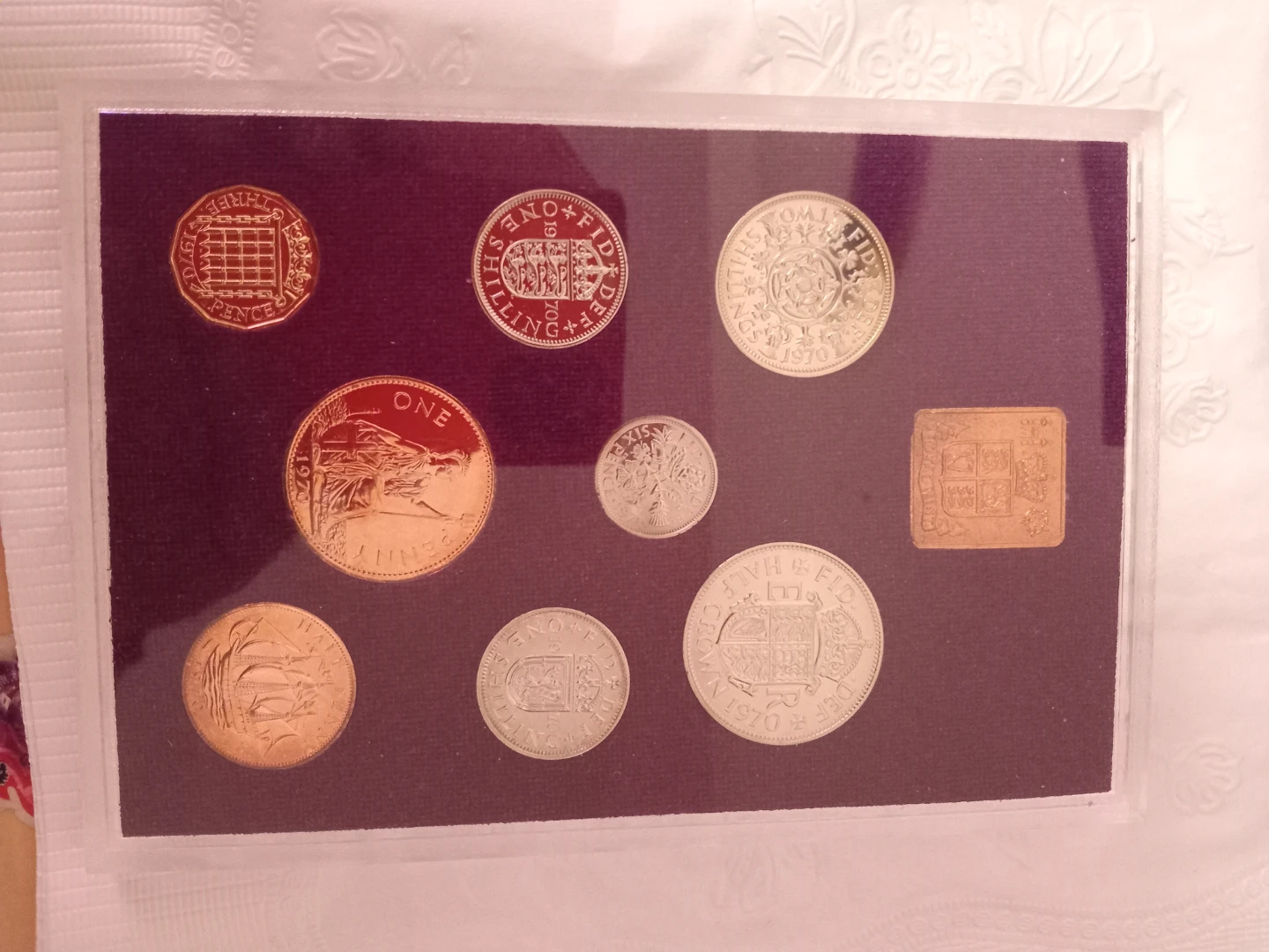 1970 United Kingdom Coin Collection Set - photo 2