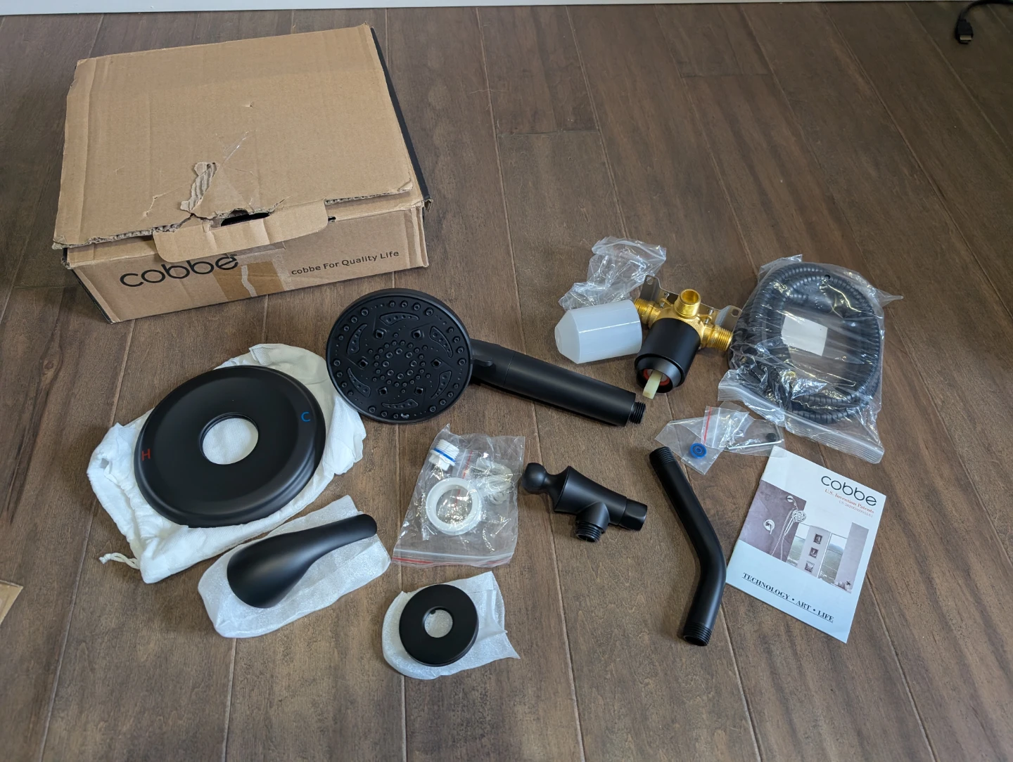 Brand New Black Shower Set With Filter For Sale - photo 2