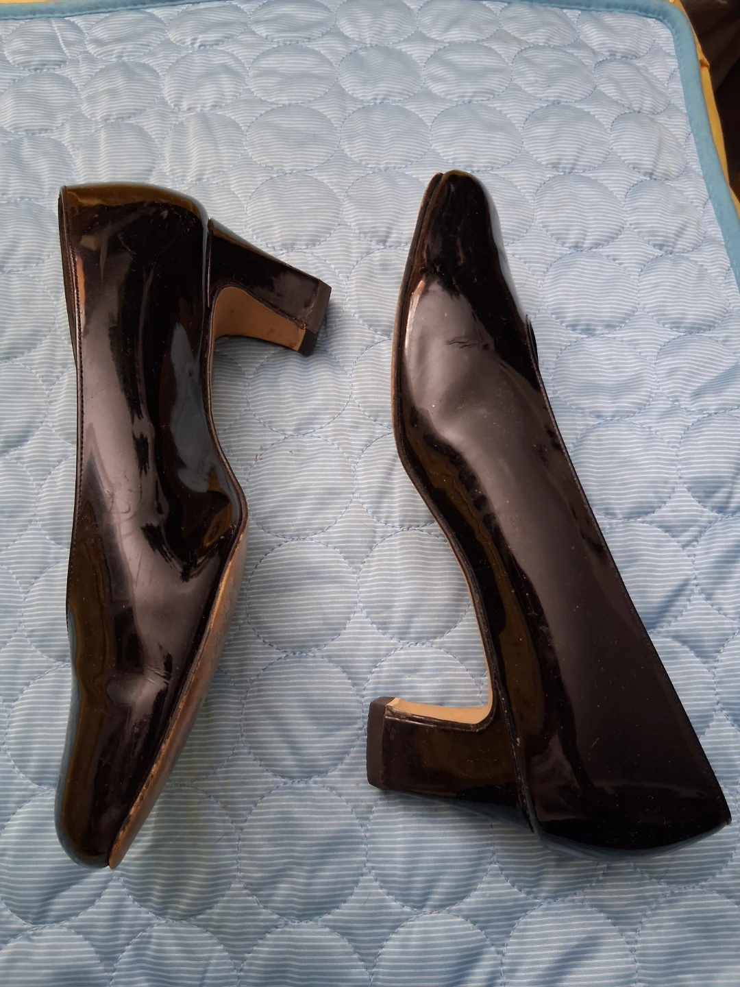 Johansen Black Patent Leather Heels 10W - photo 2