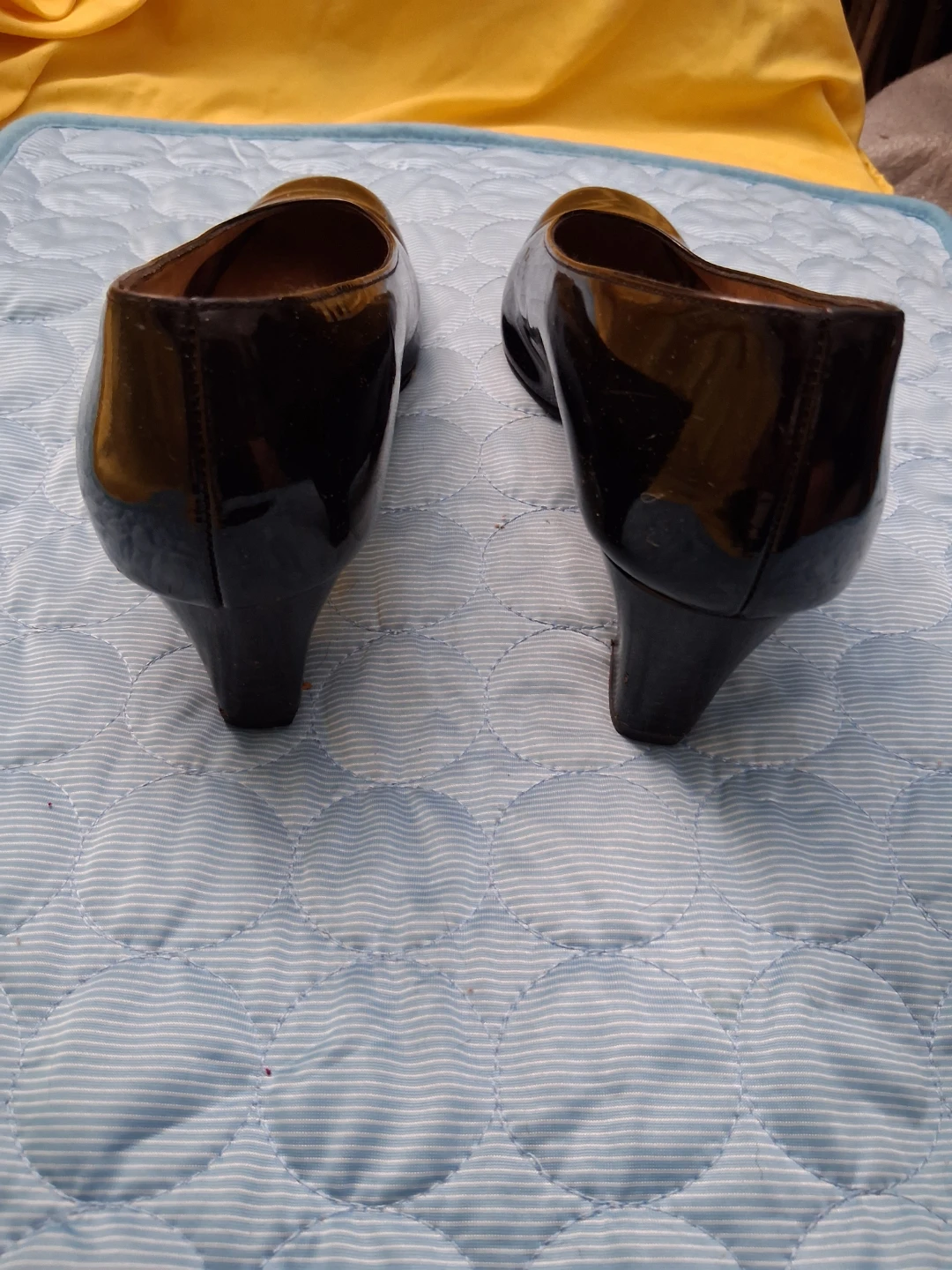 Johansen Black Patent Leather Heels 10W - photo 3