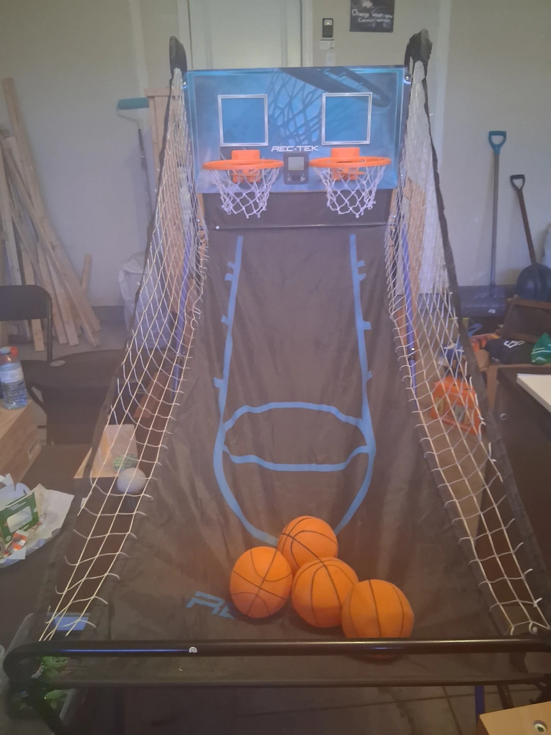 REC-TEK Electronic Double Basketball Hoop Game