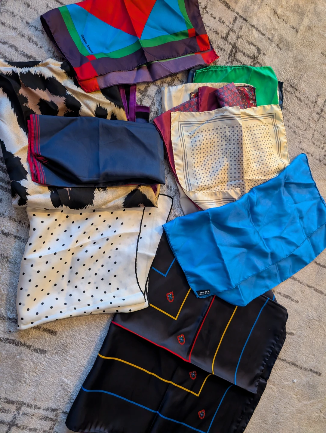 Assorted Silk Scarves