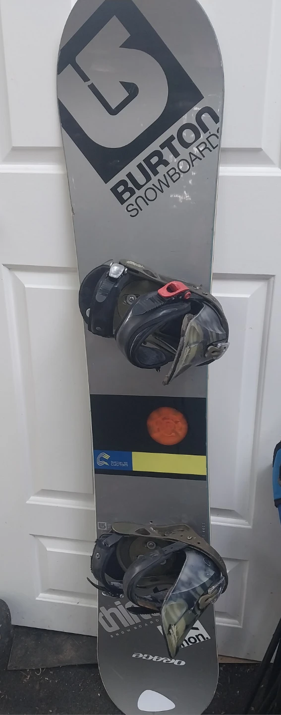 Burton Snowboards "Custom" Snowboard with Bindings