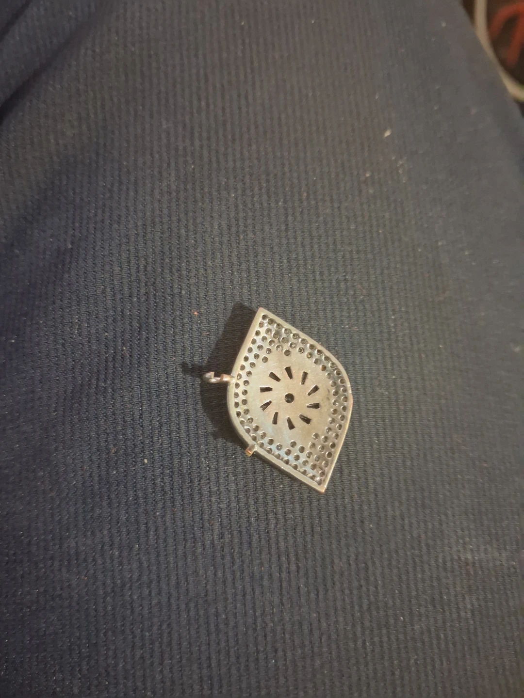 Sparkly Eye-Shaped Pendant Charm - photo 2