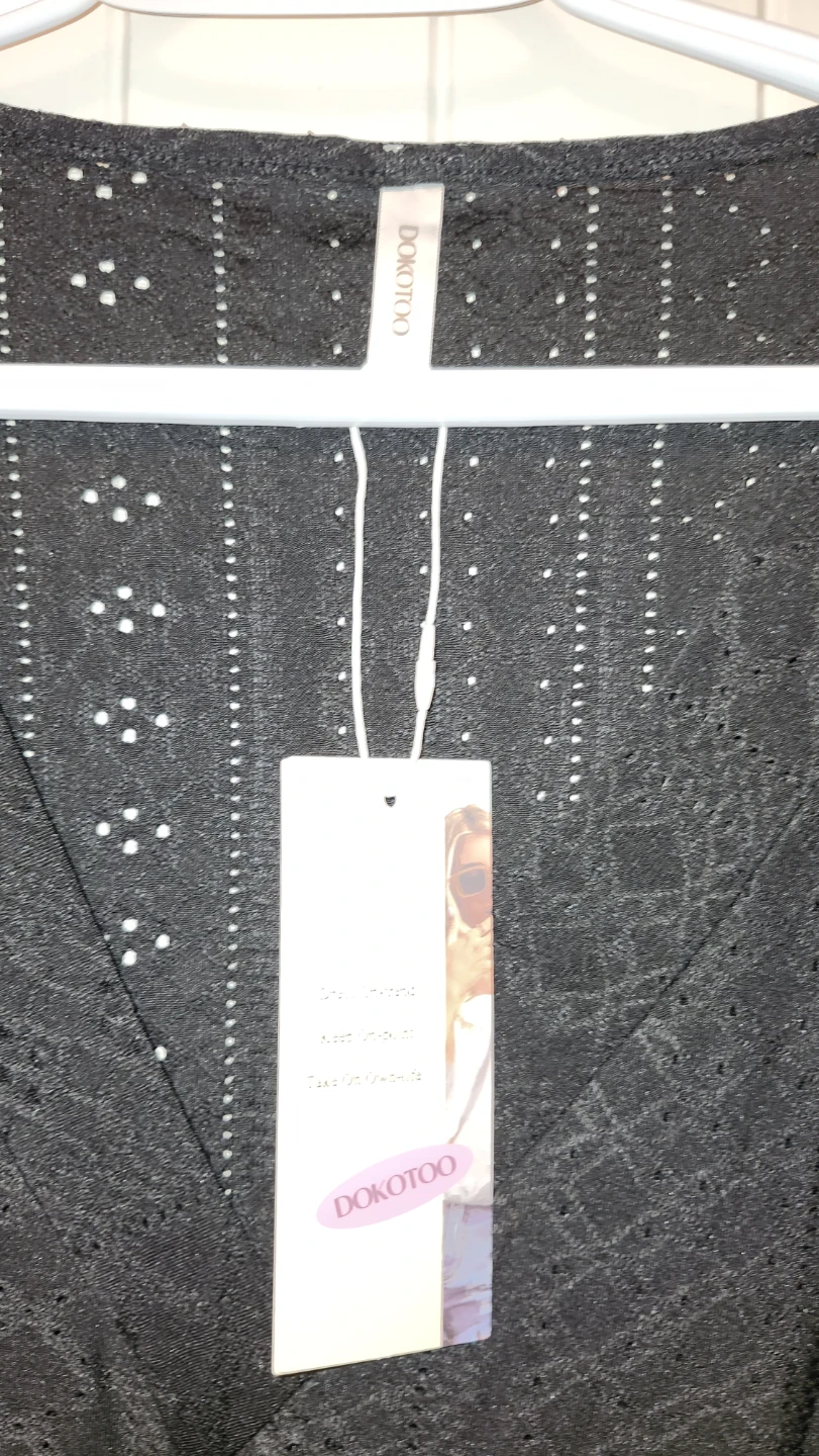 DOKOTOO Black Long Sleeve Sweater - Size 2XL - photo 3