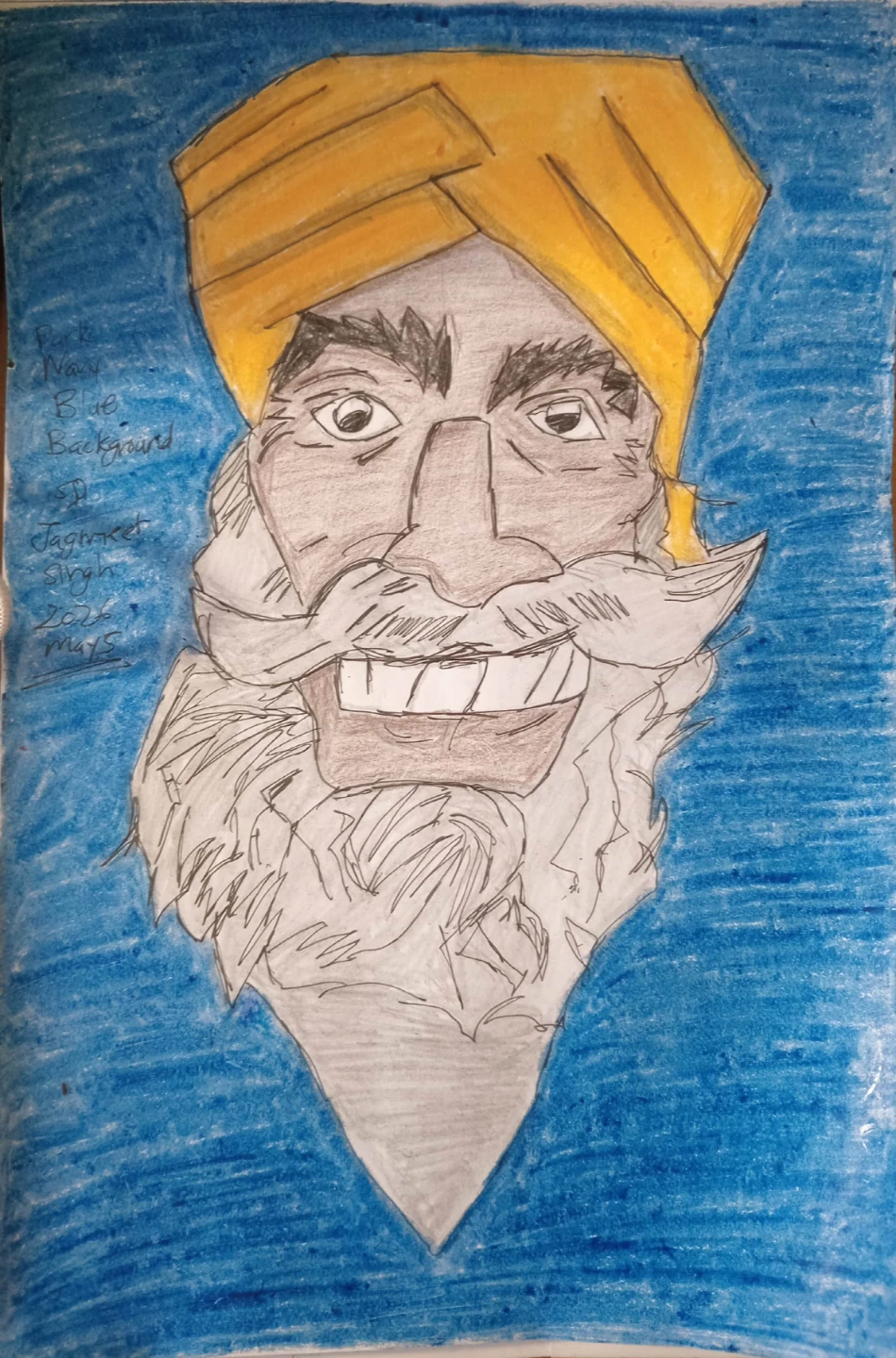 JAGMEET SINGH BLUE BACKGROUND by Custom Artist Sherwin - photo 5