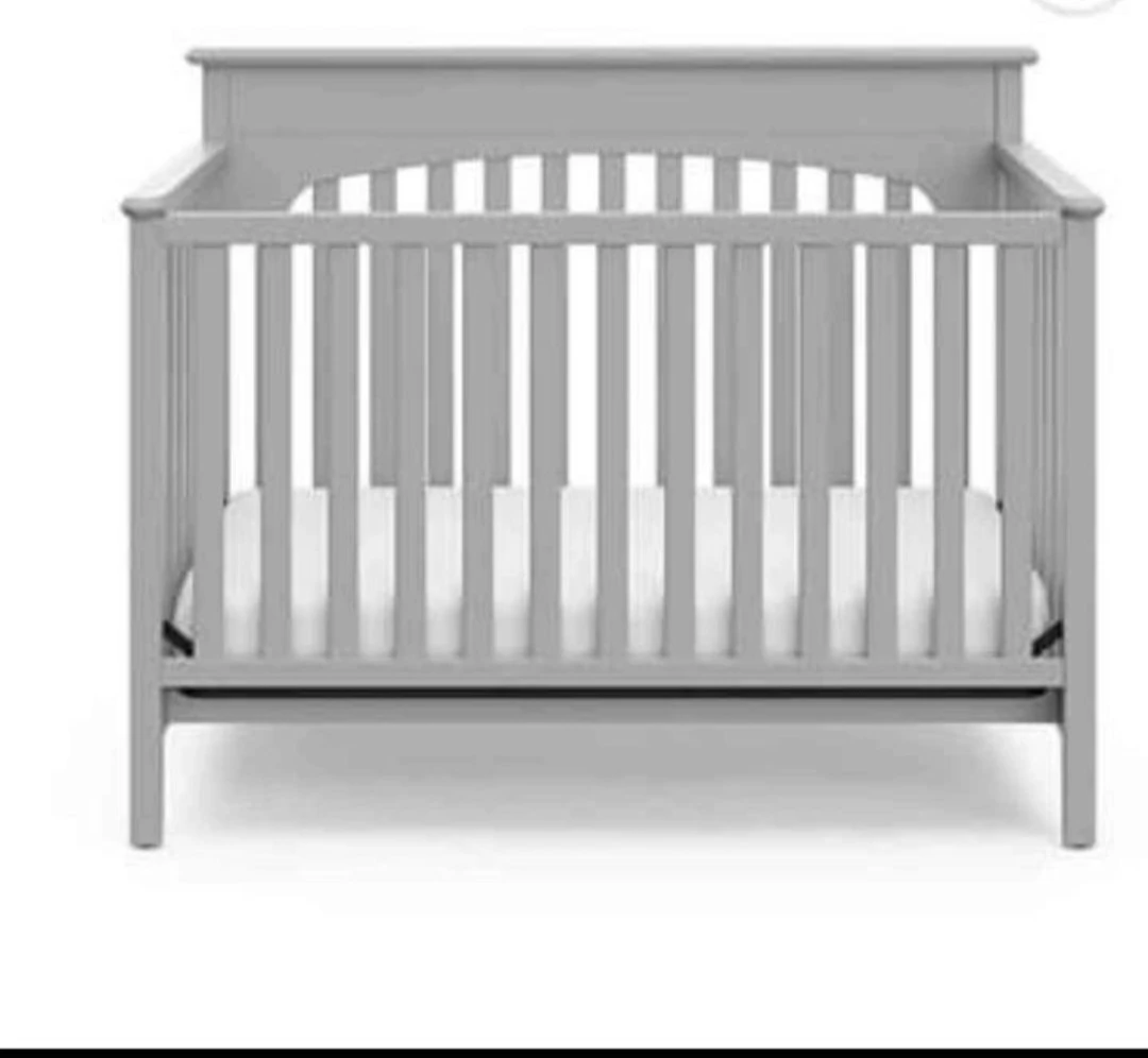 Graco Lauren 4-in-1 Convertible Crib - Pebble Grey - photo 2