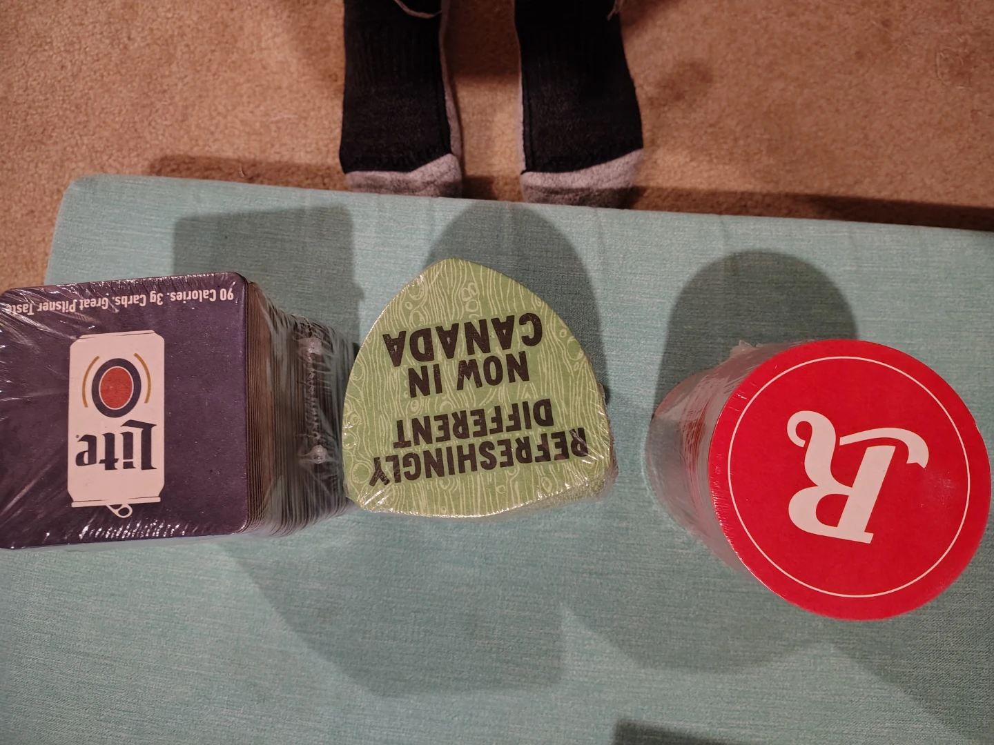 Assorted Beer Coasters - Lite, Molson Canadian, Creemore