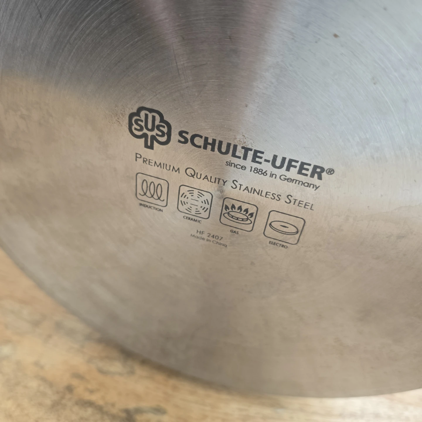Schulte-Ufer Stainless Steel Pot with Lid - photo 4