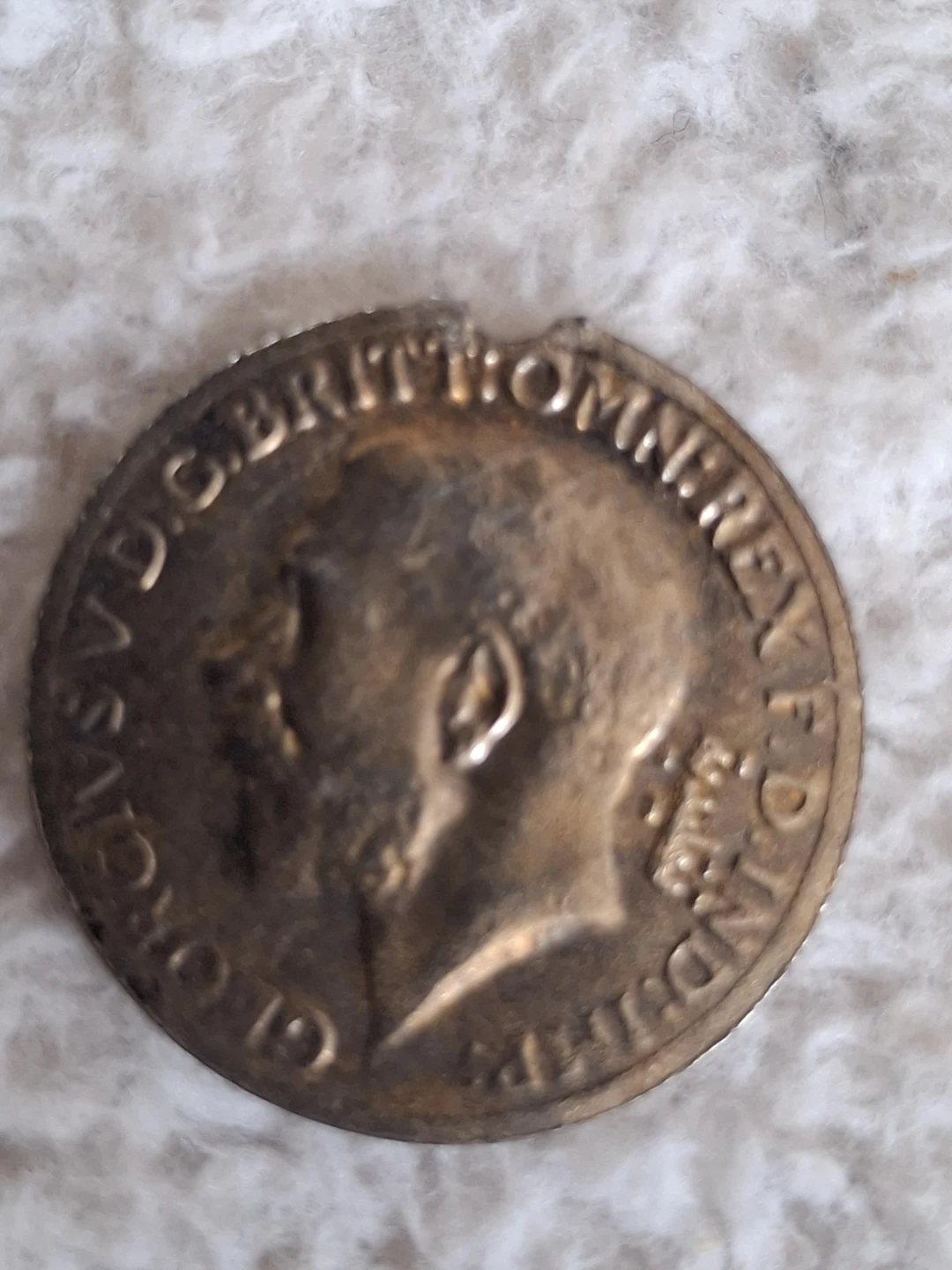 1937 King George VI Silver Shilling Coin