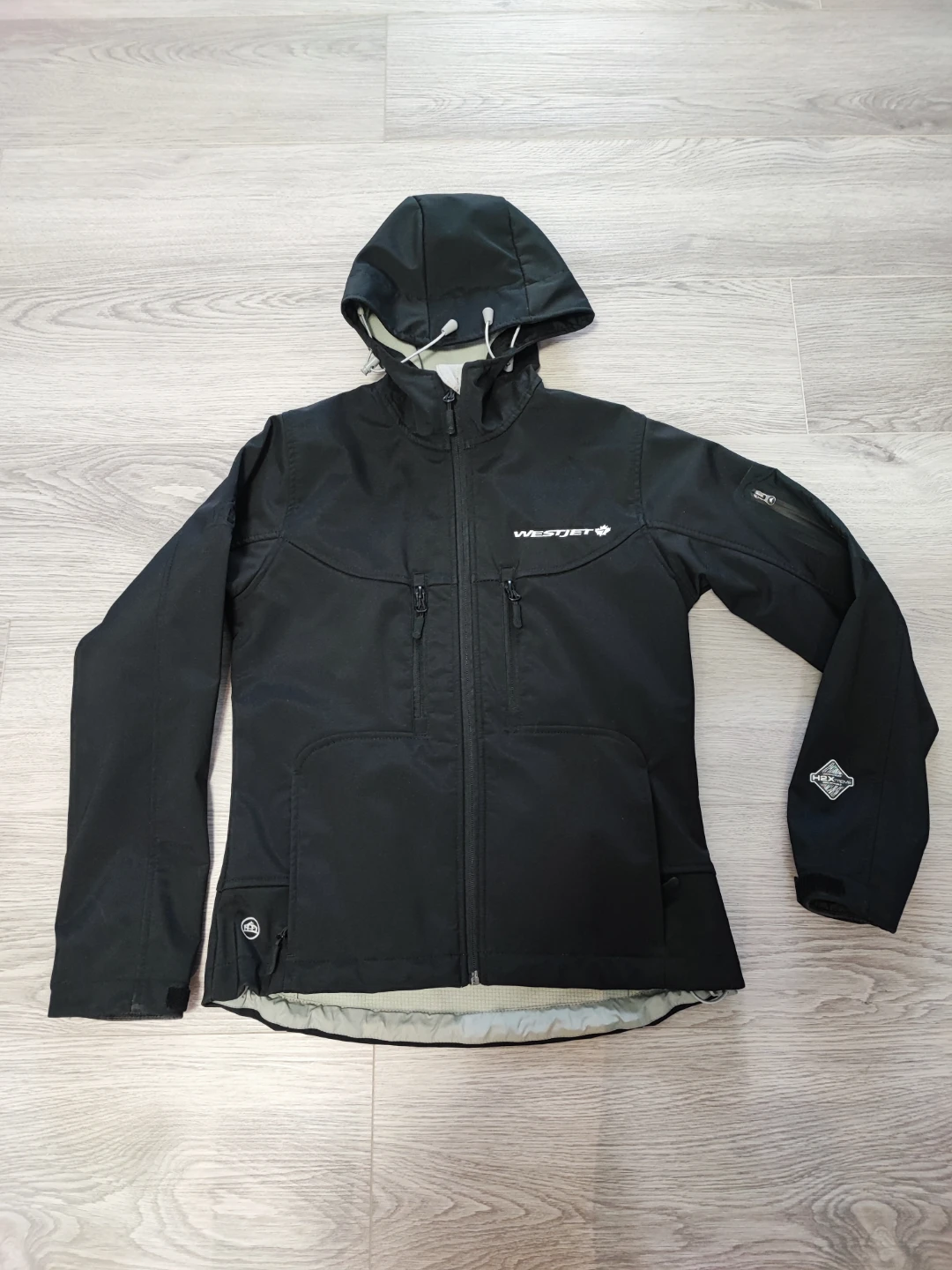 Stormtech Black Hooded Softshell Jacket - Women's Small