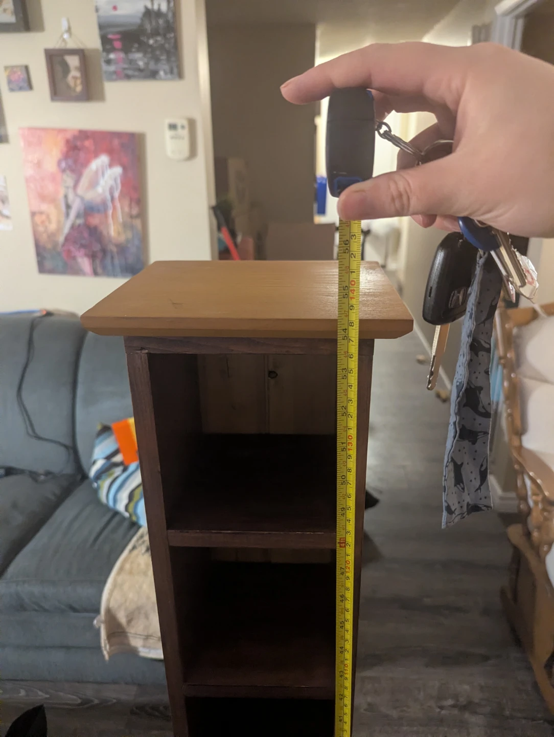 Tall 8 Shelf Solid Wood CD Tower - photo 3