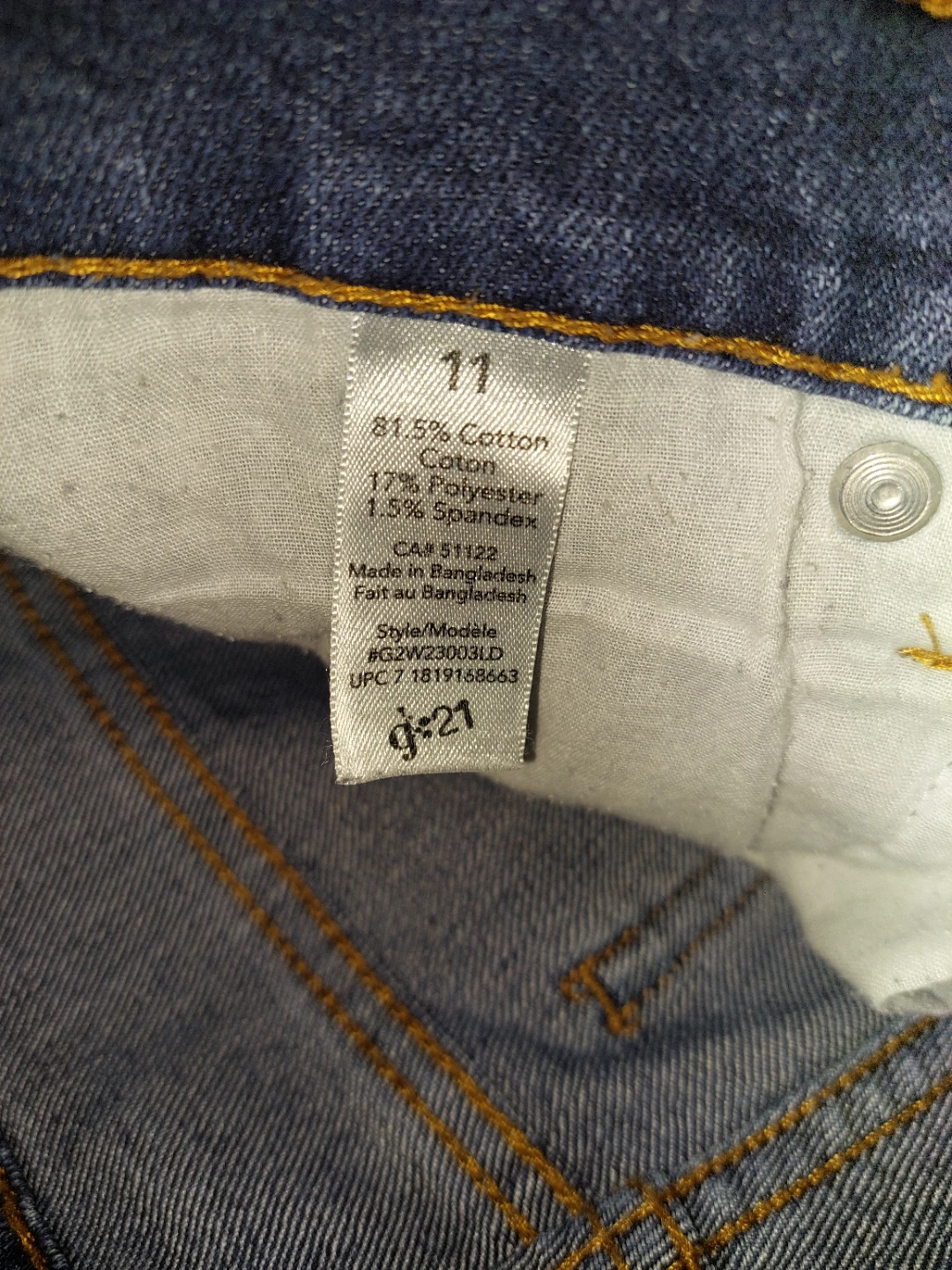 Women's Blue Denim Jeans Size 11 - photo 3