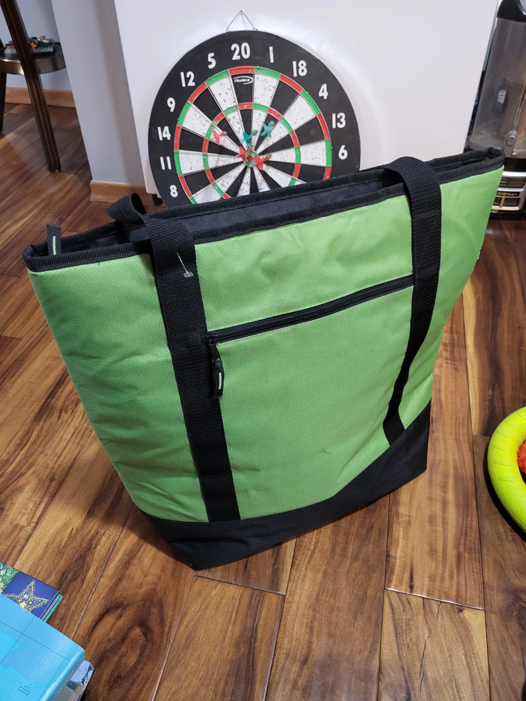 Green Insulated Cooler Tote Bag