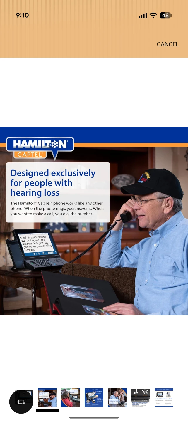 Hamilton CapTel 2400i Amplified Captioned Telephone - photo 2