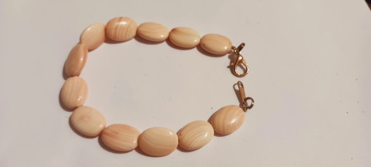 Vintage Beaded Bracelet with Gold tone Clasp - photo 2