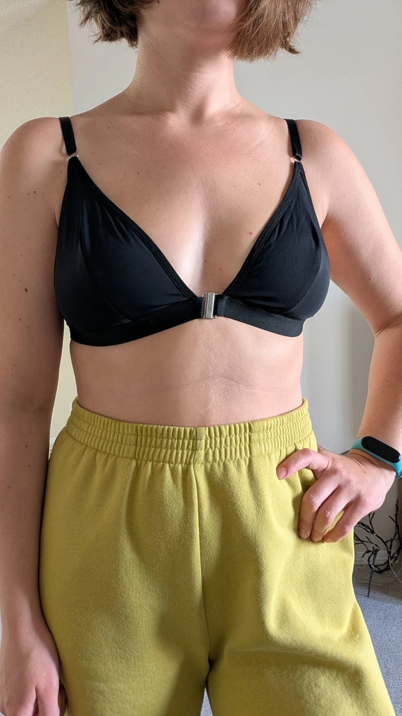 Black Triangle Bra