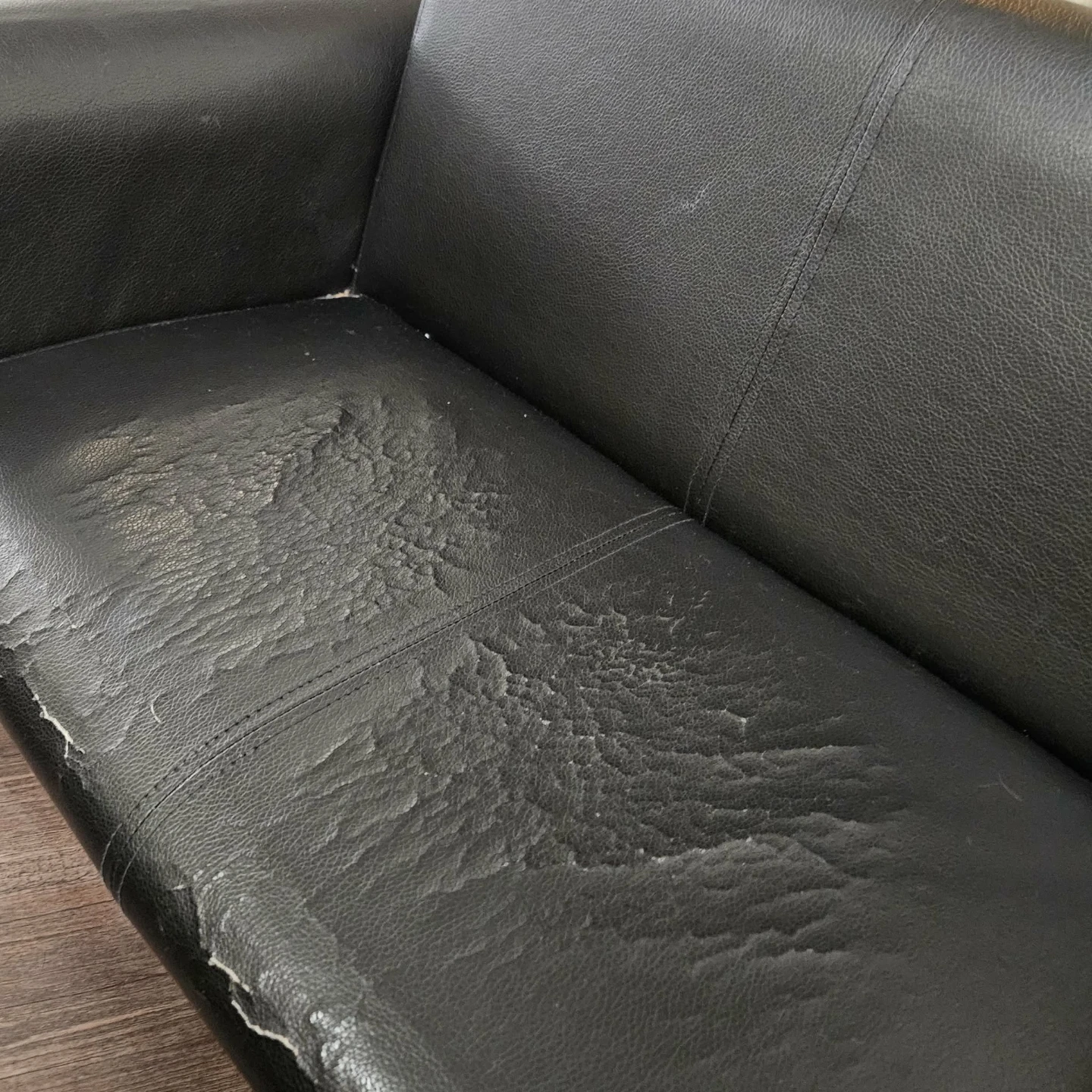 Kids 2-Piece Faux Leather Sofa - photo 3