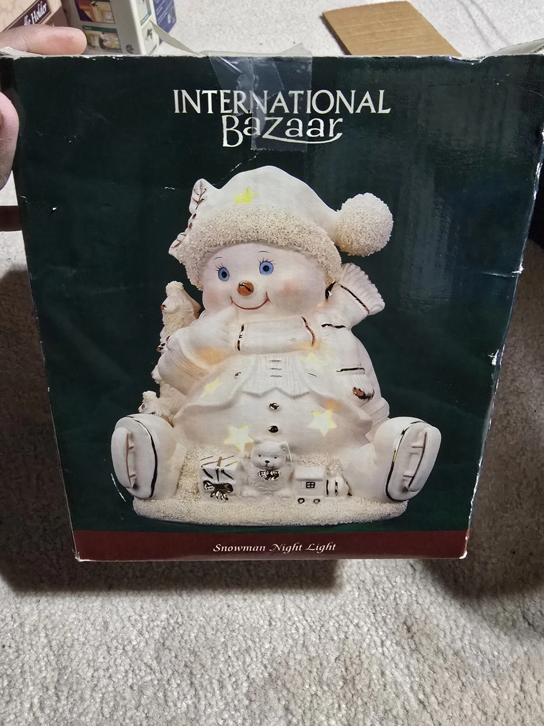 International Bazaar Snowman Night Light