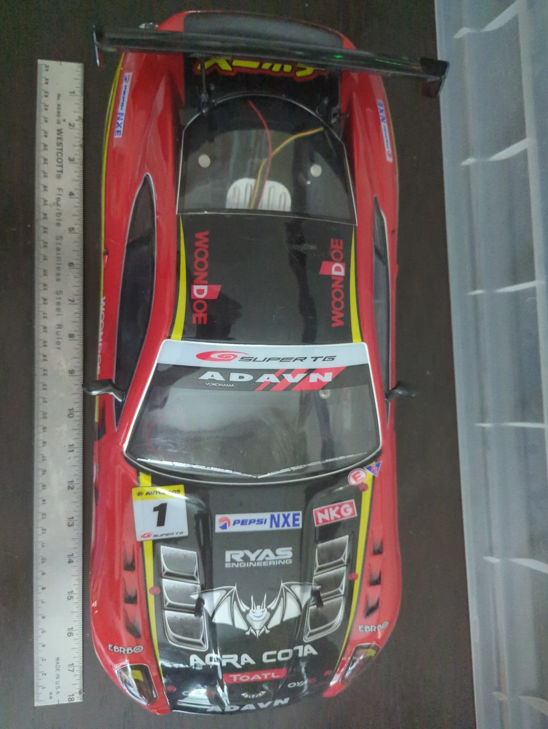 Red "Adavn" RC Drift Car with Remote - photo 4