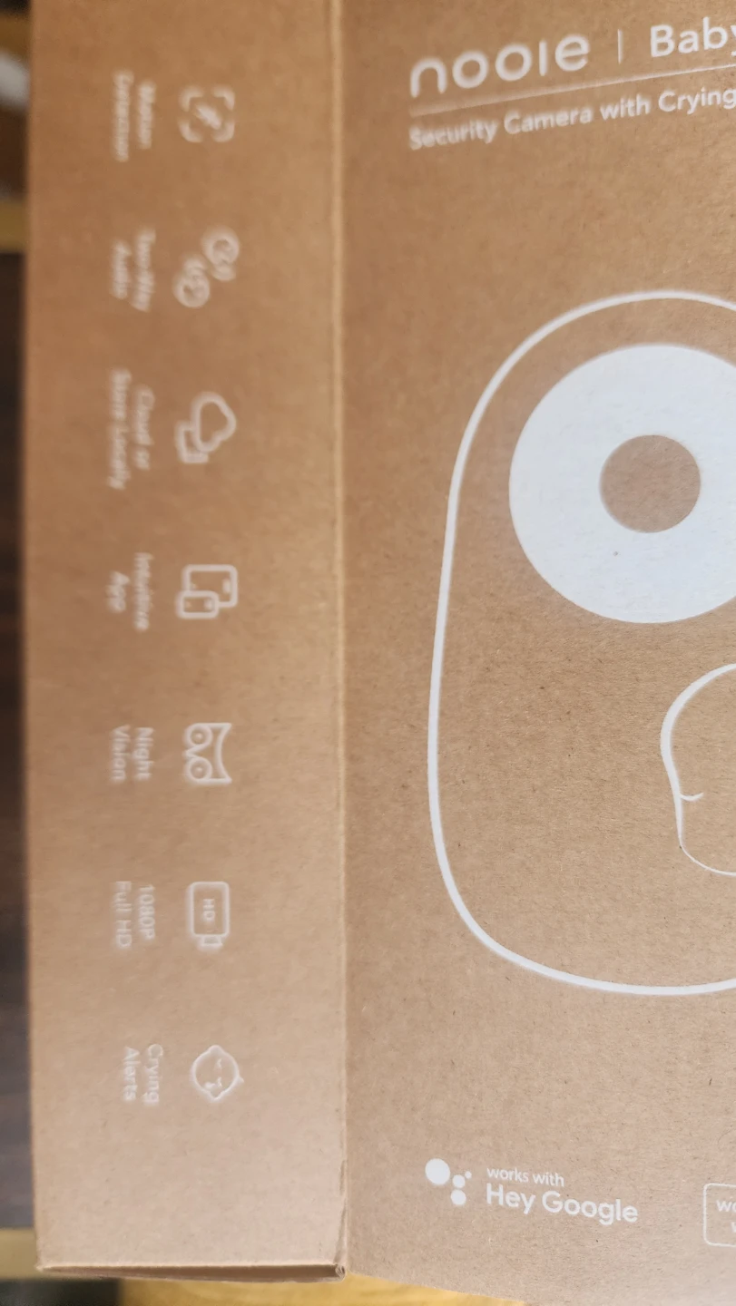 Nooie Baby Cam Security Camera with Crying Detection - photo 2