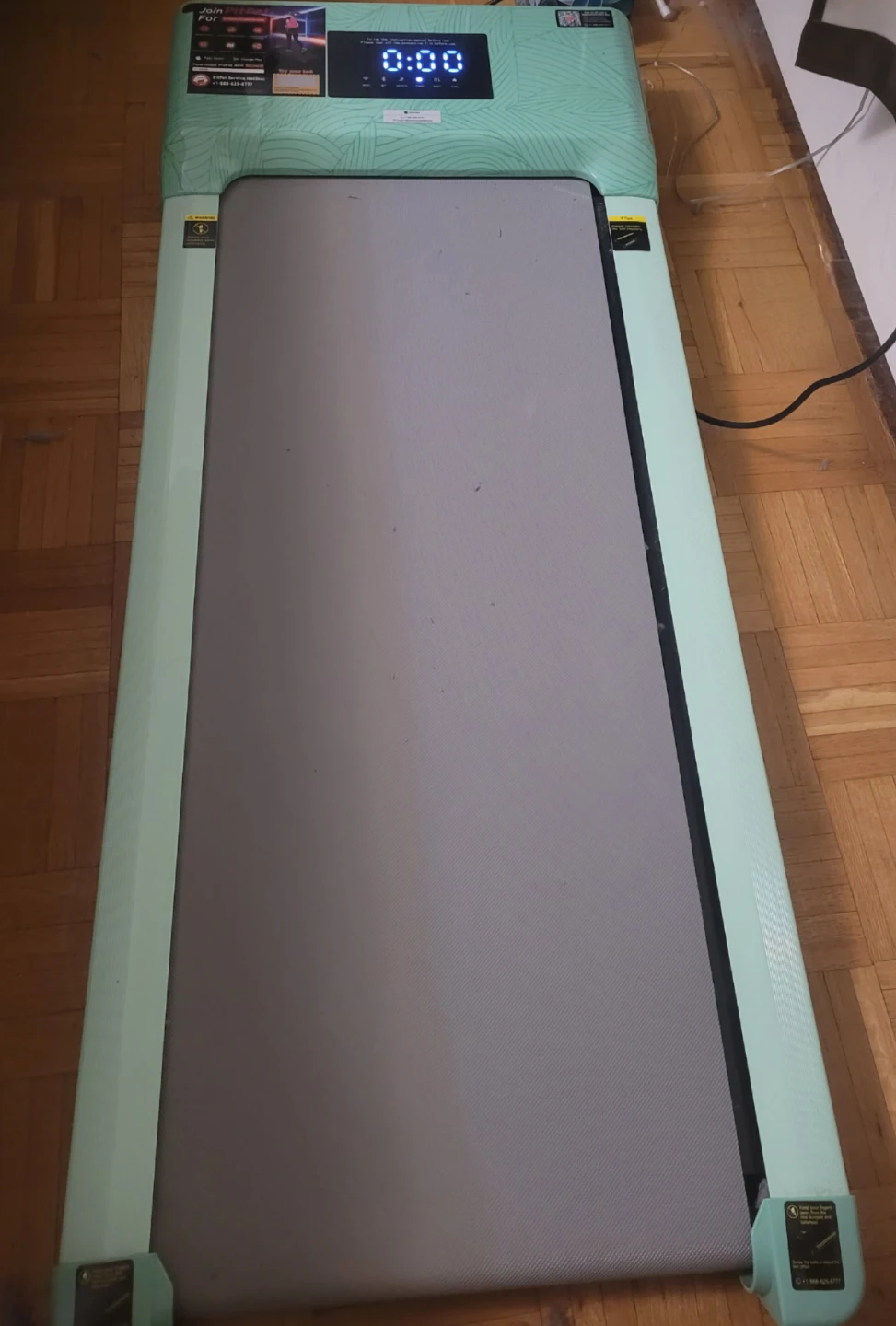 3-in-1 Portable Treadmill with Remote Control LED Display