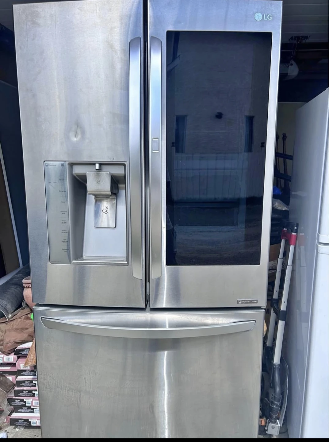 FREE DELIVERY!! LG LFXS30796S wifi fridge with instaview $900