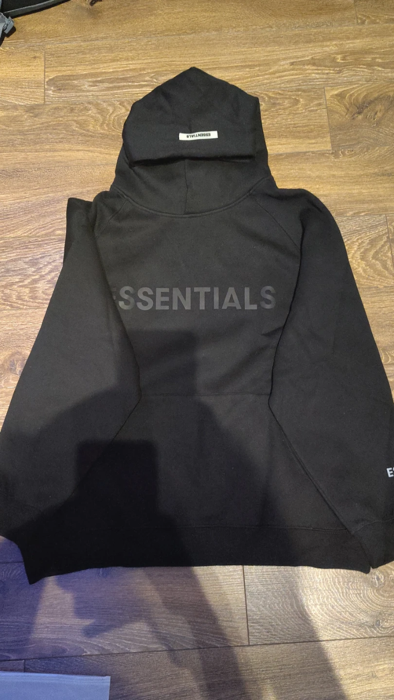 Black Essentials Fear of God Hoodie - photo 2