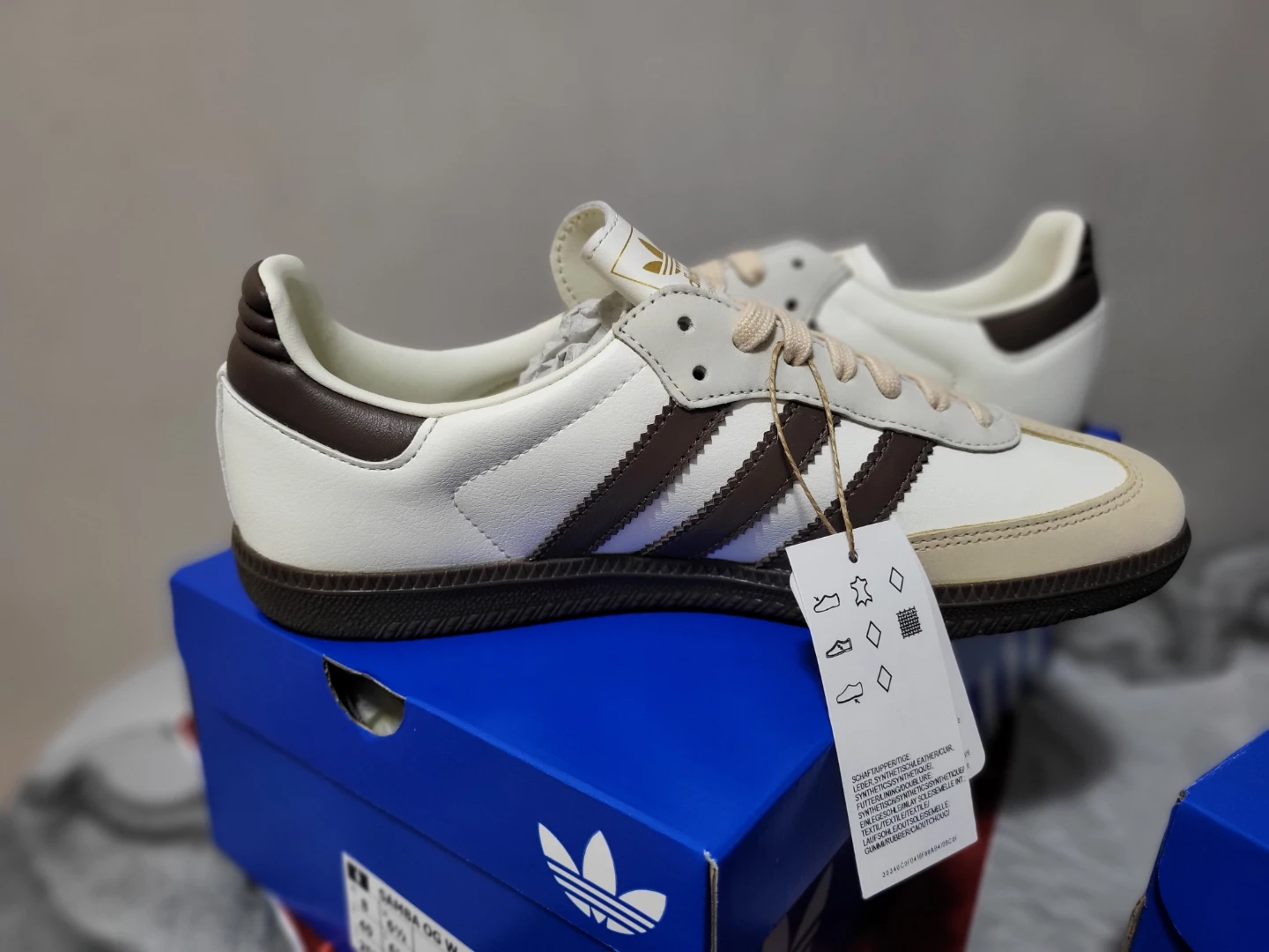 Adidas Samba OG Women's Sneakers White/Brown Size 8 - photo 2