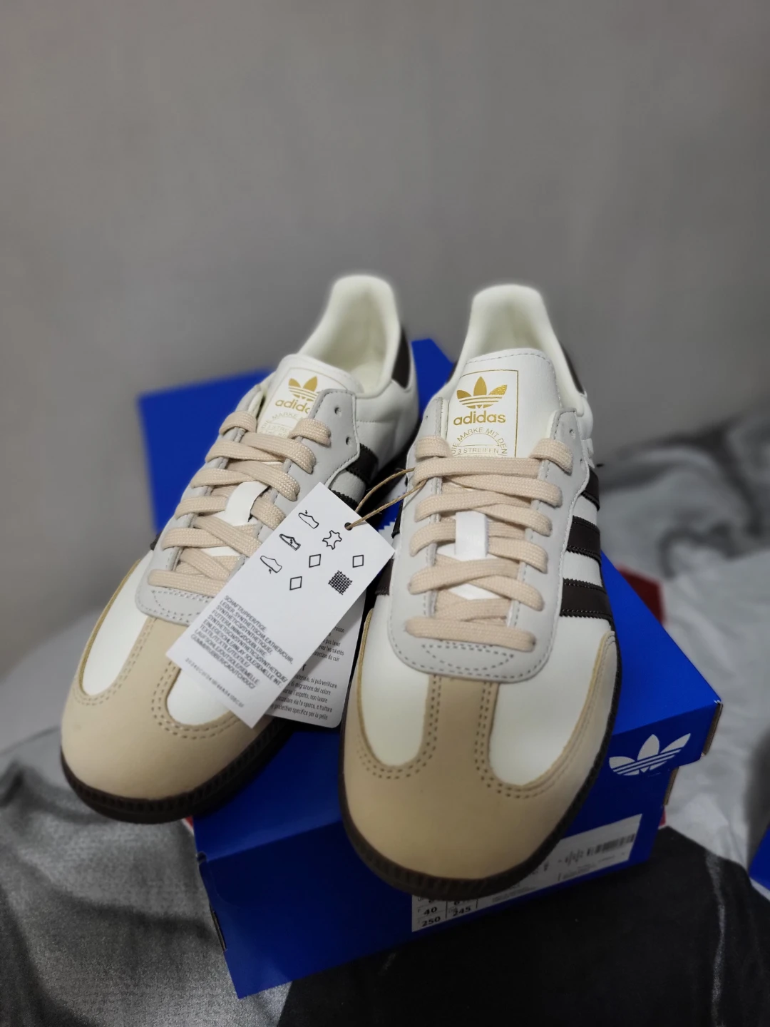 Adidas Samba OG Women's Sneakers White/Brown Size 8 - photo 4