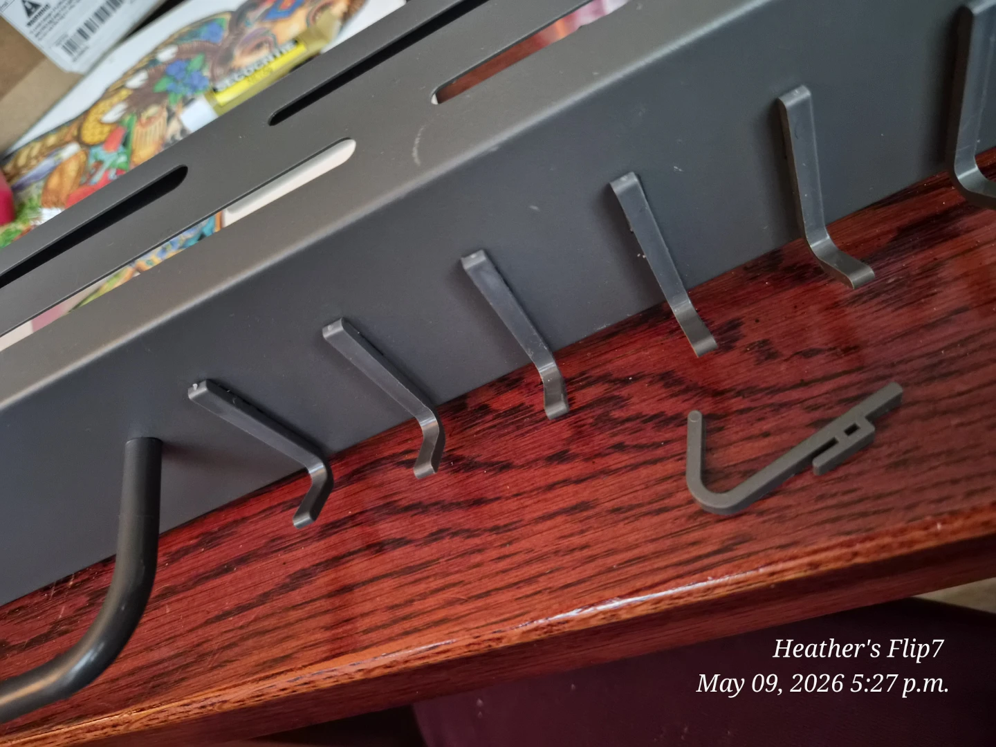 Wall Mounted Organizer Rack with Hooks 🥕🧡 - photo 5
